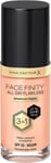 MAX FACTOR - Facefinity All Day Flawless Foundation - 3-in-1 Concealer, Liquid