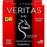 DR Strings VTE-9 Veritas el-guitar-strenge, 009-042