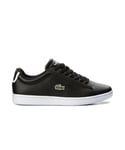 Lacoste Carnaby EVO BL 1 SPW Womens Black Trainers Leather - Size UK 4.5