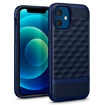 Caseology Parallax Case Compatible with iPhone 12 Mini - Midnight Blue