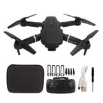 E88PRO RC Flygdrönare HD 4K Dubbelkamera Höjdhållning Huvudlöst läge Banflygning Fällbar drönare med inbyggt 1800mAH batteri