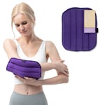 Zhu-Zhu Multiuse Heat Pad Microwave Wheat Bag - Purple Fleece Lavender Heat Pack