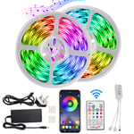 LED Strip Lights 10M, AIBOO 300 LEDs SM 5050 RGB LED Light Strips Music Sync, Colour Changing Rope Lights APP Control, Waterproof IP65 Tapes Lights for Bedroom, Living Room, Kitchen Decoration