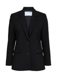 Selected Femme Slfrita Ls Classic Blazer Fd Noos Svart