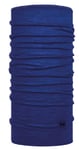 Buff LW Merino Wool Solid & Multi Stripes halskrage för barn Solid Cobalt-791 OneSize - Fri frakt