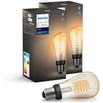 W xW Fil ST64 E27 eur (Double Pack) - Philips Hue