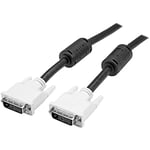 StarTech.com Dual Link DVI Cable - 10 ft - Male to Male - 2560x1600 - DVI-D Cable - Computer Monitor Cable - DVI Cord - Video Cable (DVIDDMM30)