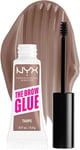 NYX Professional Makeup Tinted Brow Glue, Instant Eyebrow Styler, Laminated Bro