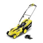 Kärcher 18v Lawn Mower LMO 18-36, Cutting Width: 36cm, Adjustable Cutting Height: 30-70mm, Mulching Plug, 45-Litre Catcher Box, Compatible with Kärcher 18v Battery, Performance: Max. 350m², No Battery