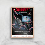 Grimmfest 13th Edition 2021 Giclée Art Print - A2 - Wooden Frame