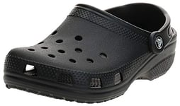 Crocs Classic Clog - Noir (Black) - 41-42 + Shoe Charm 5-Pack | Personalize with Jibbitz for, Breloques de Chaussure Mixte Adulte, Petit déjeuner, Taille Unique