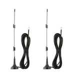 5X(7DBi 2.4G/5G/5.8G Wifi Antenna Booster Aerial Extension Cable Wireless For IP