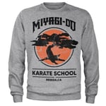 Hybris Miyagi-Do Karate School Sweatshirt (HeatherGrey,XXL)
