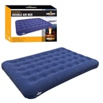 Camping Flocked Double Air Bed Milestone