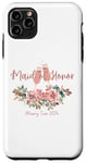 Coque pour iPhone 11 Pro Max Maid of Honor 2024 Tour de vin pour fête de mariage