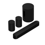 Sonos Immersive Set - Beam - Sub Mini - Era 100 (Pair) - Black