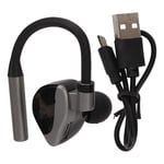 Bluetooth-headset HiFi Stereo Brusreducering Handsfree Känslig Touch Enkelsidig Hörlurar för Affärer Sport