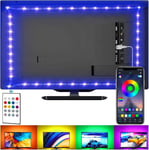 LED Strip Lights for TV, USB TV Backlight Kit with Remote APP Control 5050 RGB