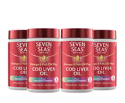 Seven Seas Cod Liver Oil Plus Multivitamins 4x90 Capsules 1 Year Supply Long Exp
