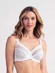 Miss Mary of Sweden Miss Mary Minimizer Underwired Bra - White, White, Size 40E, Women