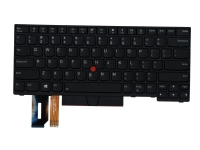Lenovo - Erstatningstastatur for bærbar PC - med Trackpoint, UltraNav - bakbelysning - USA - svart - FRU - for ThinkPad E480 E49X L380 L380 Yoga L390 L390 Yoga L480 L490 P43 T480 T49X