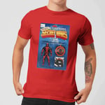 Marvel Deadpool Secret Wars Action Figure Men's T-Shirt - Red - L - Red