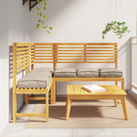 Pallkuddar för sittplatser 6 st Taupe 40x40x8 cm Oxford tyg