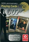 JAMES BOND 007 50TH ANNIVERSARY PLAYING CARDS (MOVIES 12-22) BRAND NEW SEALED