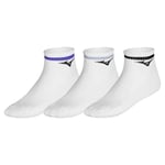 Mizuno Träningsstrumpor Mid - 3-pack Stl. 35-37 för löpare, perfekt passform och komfort under träning