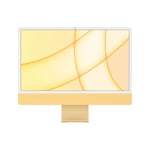 iMac 24 - Puce Apple M1 - RAM 8Go - Stockage 512Go - GPU 8 coeurs - Jaune - Neuf