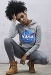 Urban Classics NASA hoodie dam (XL,Ljusgrå)