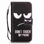 Skinnetui "Don't touch my phone" til iPhone 7/8/SE 2020/SE 2022