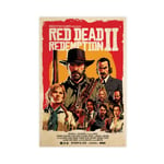 Console Game Red Dead Redemption 21 Canvas Poster Bedroom Decor Sports Landscape Office Room Decor Gift 12×18inch(30×45cm) Unframe-style1