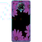 Xiaomi Poco F2 Pro Transparent Mobilskal Blomster