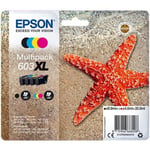 Bläckpatron - EPSON - 4-färgs multipack 603XL - Svart - XL - Upp till 500 sidor
