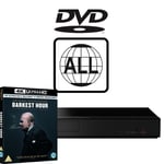Panasonic Blu-ray Player DP-UB150EB-K MultiRegion for DVD inc Darkest Hour UHD