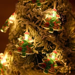 1,5 m 10 LED-lampor Santa Claus String Light Dekorativ - Julgran