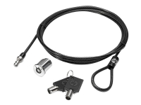 HP Docking Station Cable Lock - Sikkerhetskabellås - for EliteBook 84XX, 85XX, 8770 ZBook 15u G2, 15u G3, 15u G4, 15u G5, 15u G6, 17, 17 G2