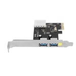 PCIe USB 3.0 Expansion Card 5Gbps 2 Ports Fast Stable PCIe To USB 3.0 Expansion