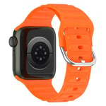 Apple Watch 45mm Series 9 Sportigt armband i silikon, orange