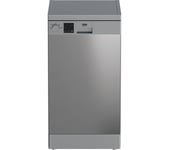 BEKO DVS04X20X Slimline Dishwasher - Stainless Steel, Stainless Steel