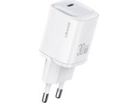 Usams Usams Nätverksladdare Cc251 30W Gan Usb-C Snabbladdning Hc-Serie Vit/Vit Cc251tc02