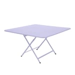 Fermob - Caractère Table 128 x 128 cm, Marshmallow - Matbord utomhus - Studio Fermob - Vit - Metall