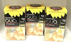 3XGarnier Olia Permanent Hair Colour 10.32 Platinum Gold (3 Packs)