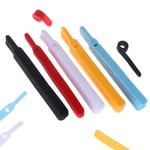 20pc Reusable Fastening Cable Winder Earphone Mouse Ties Managem Blue