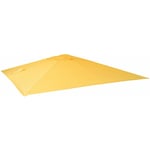 HHG - jamais utilisé] Toile de rechange pour parasol déporté 3 x 4 m jaune - yellow