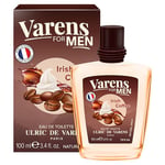 ULRIC DE VARENS - Eau de Toilette Varens For Men - Irish Coffee - Gourmand, Ambré, Boisé - Parfum Homme - Vaporisateur - Made in France - 100 ml