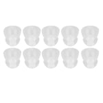(M)10 X Hearing Amplifier Ear Tips Transparent Double Layer Closed Anti SG5