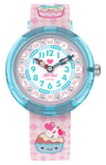 Flik Flak FBNP219 Kid's BAKE IT UP (31.85mm) White and Pink Watch