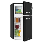 Mini Fridge Refrigerator Freezer Retro 85 L free standing Kitchen Hotel Black